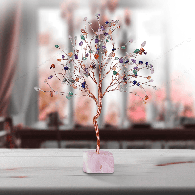 Amethyst With Agate Plate Large Tree