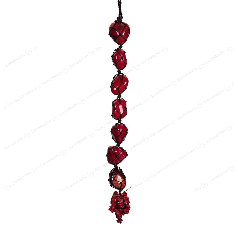 Red Jasper Tumbled Hanging