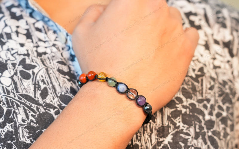 7 Chakra Adjustable Bracelet