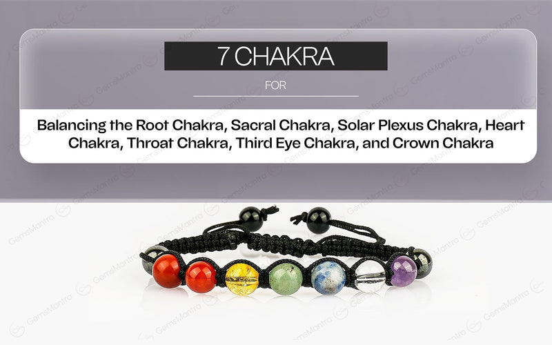 7 Chakra Adjustable Bracelet