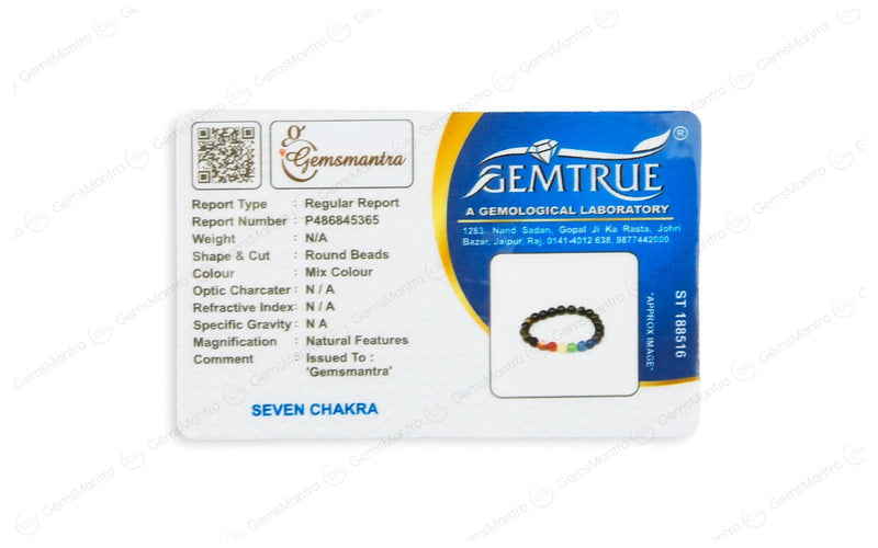 7 Chakra Onyx Bracelet