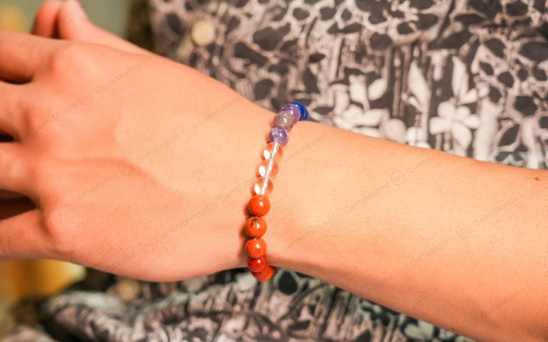 7 Chakra Jasper Bracelet