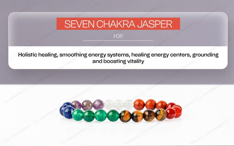 7 Chakra Jasper Bracelet
