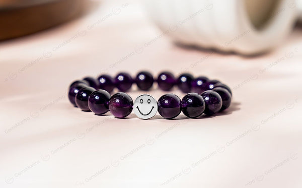 Smile Bracelet  Energized Amethyst