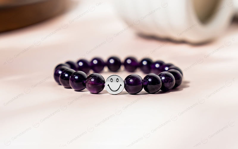 Smile Bracelet  Energized Amethyst