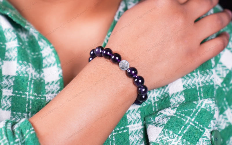 Smile Bracelet  Energized Amethyst