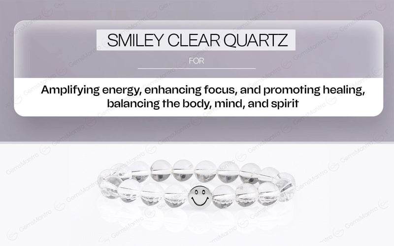 Smile Bracelet Clear Quartz