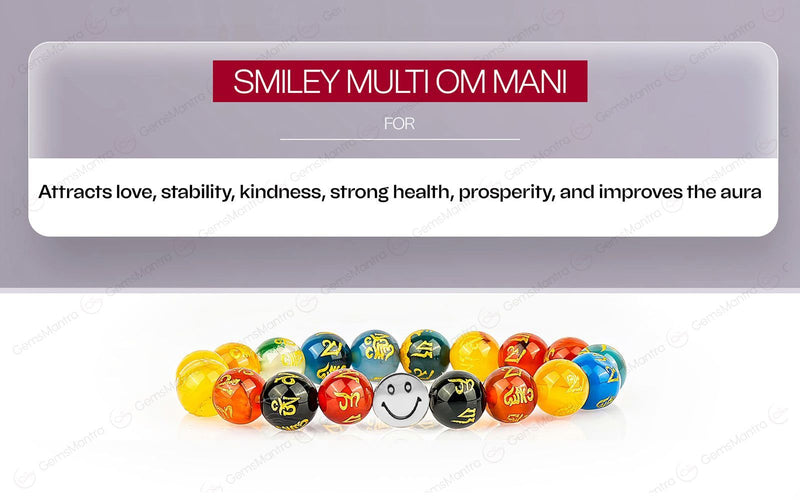 Smile Bracelet Multi Om Mani