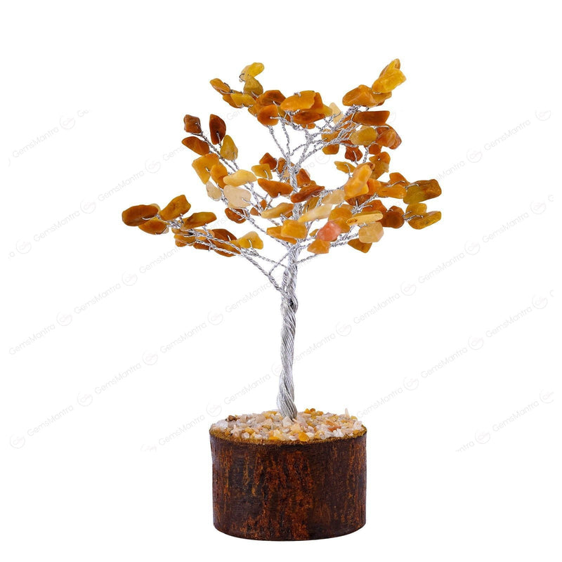 Small Golden Quartz Crystal Tree