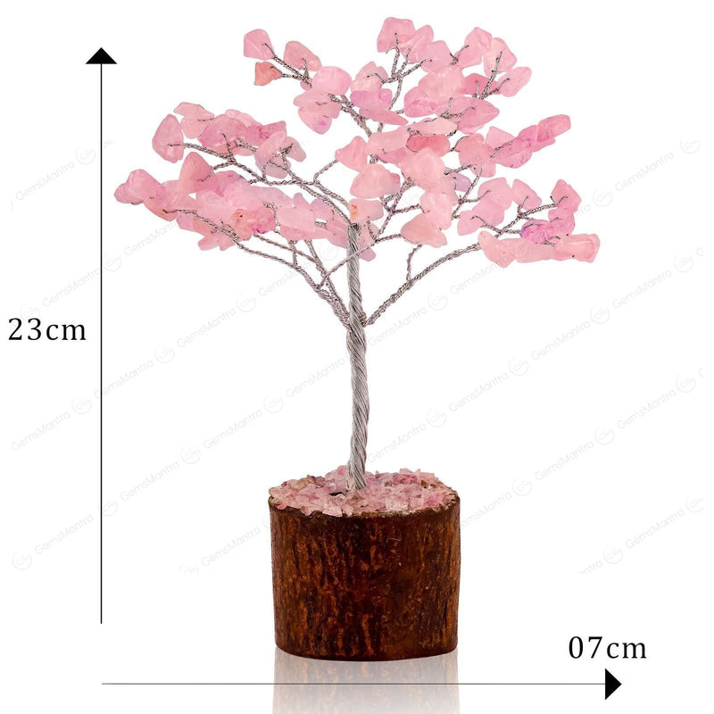 Small Rose-quartz Crystal Tree