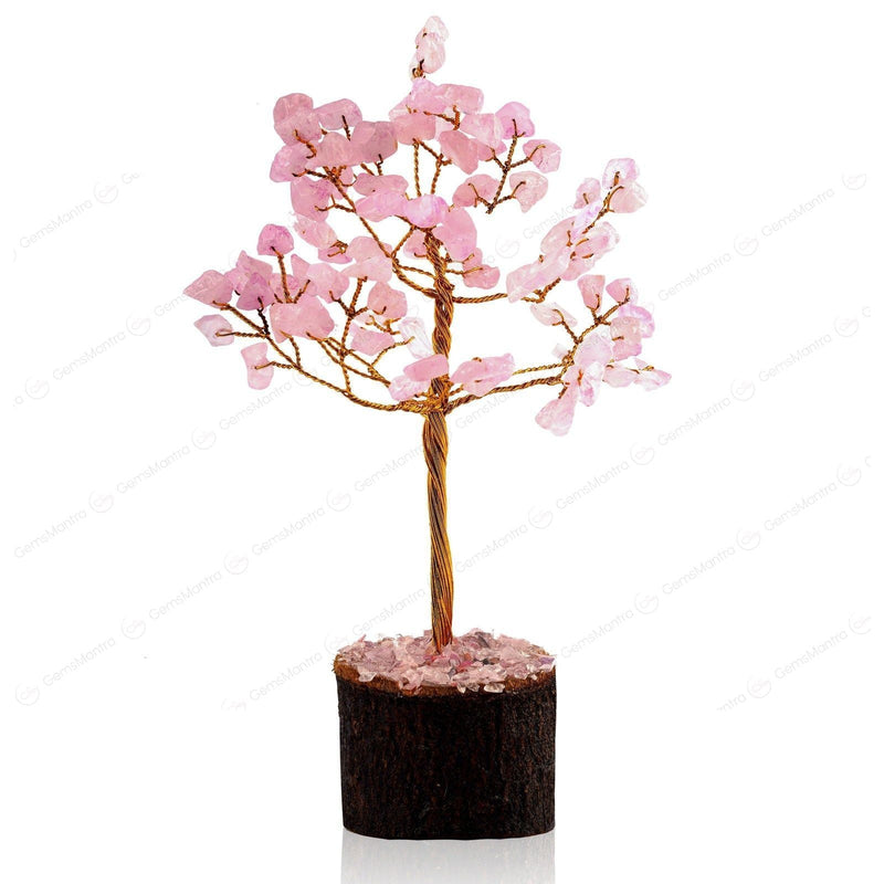 Small Rose-quartz Crystal Tree