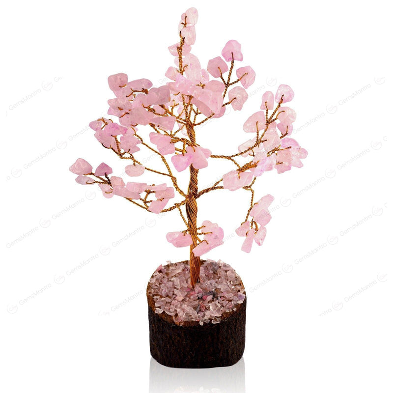 Small Rose-quartz Crystal Tree