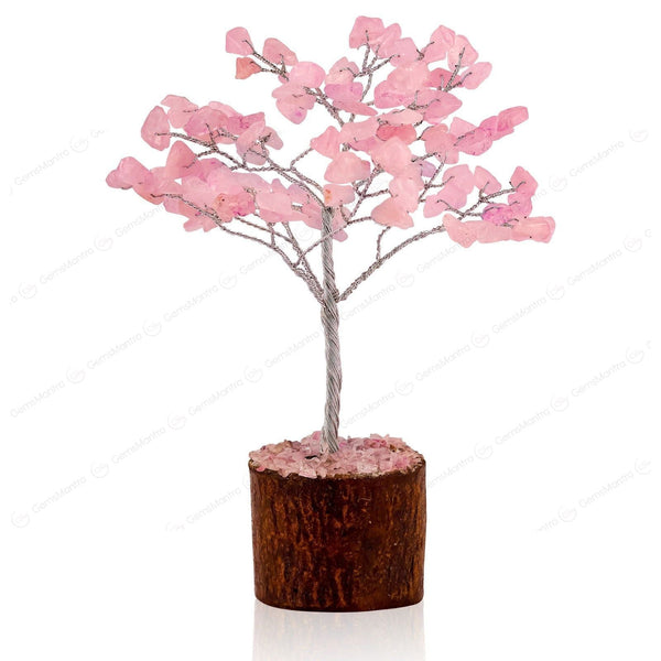 Small Rose-quartz Crystal Tree