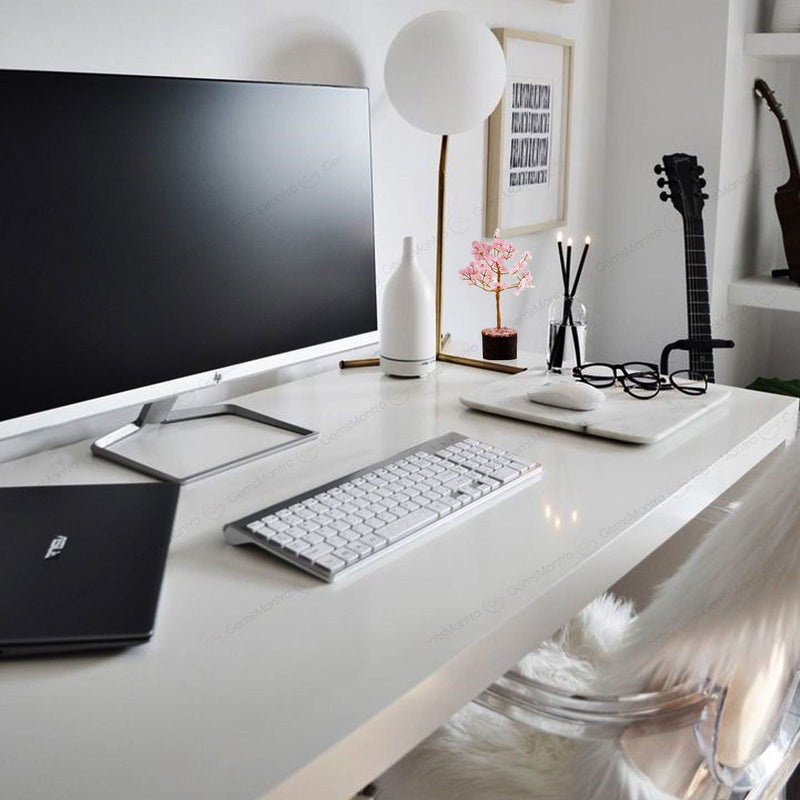 Small Rose-quartz Crystal Tree