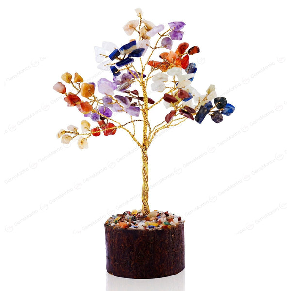 Small Seven Chakra Crystal Tree
