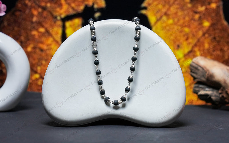 Tulsi Mala Silver Ultra Wide