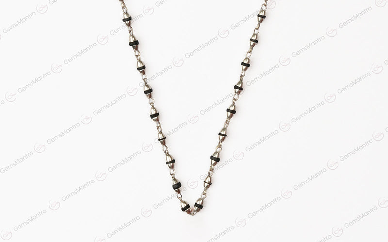 Tulsi Mala Silver