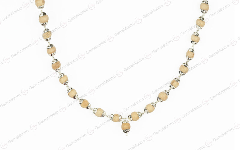 Tulsi Mala Silver