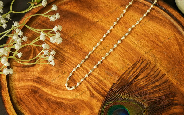 Tulsi Mala Silver