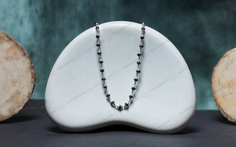 Tulsi Mala Silver