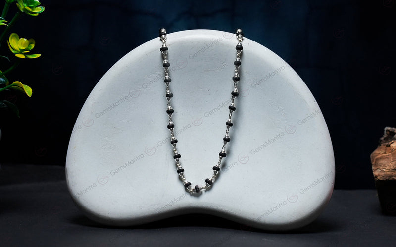 Tulsi Mala Silver