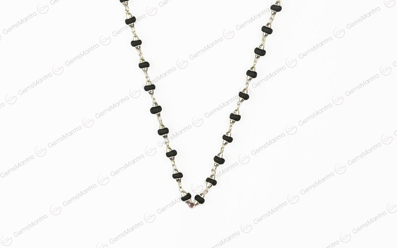 Tulsi Mala Silver