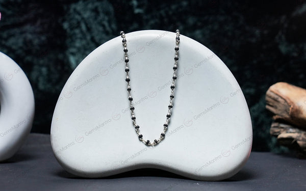 Tulsi Mala Silver