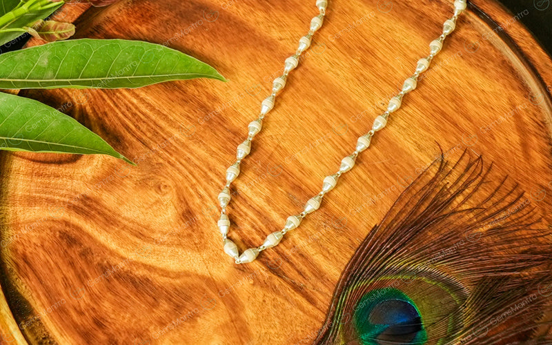 Tulsi Mala Silver