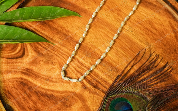 Radhe Tulsi Mala Silver