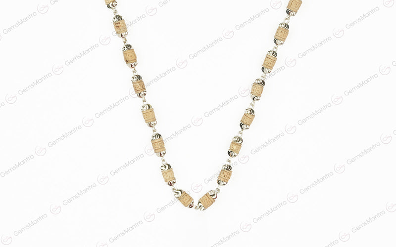 Radhe Tulsi Mala Silver