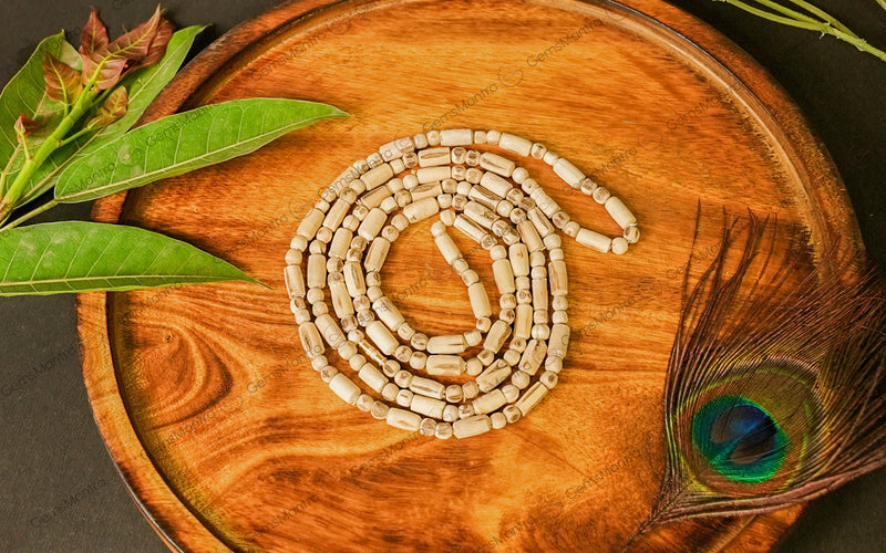 Round And Long Bead Tulsi Kanthi Mala