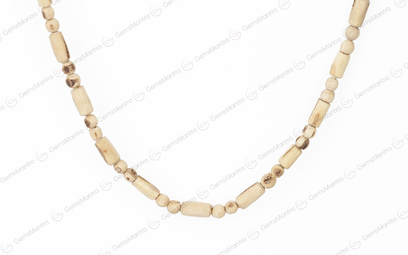 Round And Long Bead Tulsi Kanthi Mala