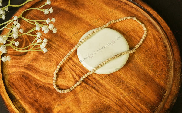 Round Bead Tulsi Kanthi Mala