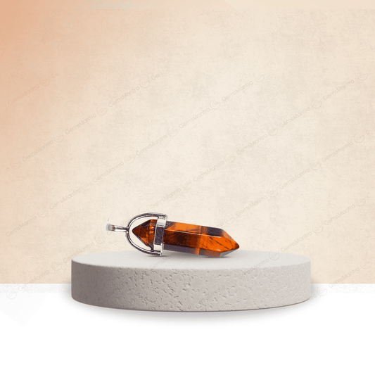 Tiger Eye Double Terminated Pencil Pendant