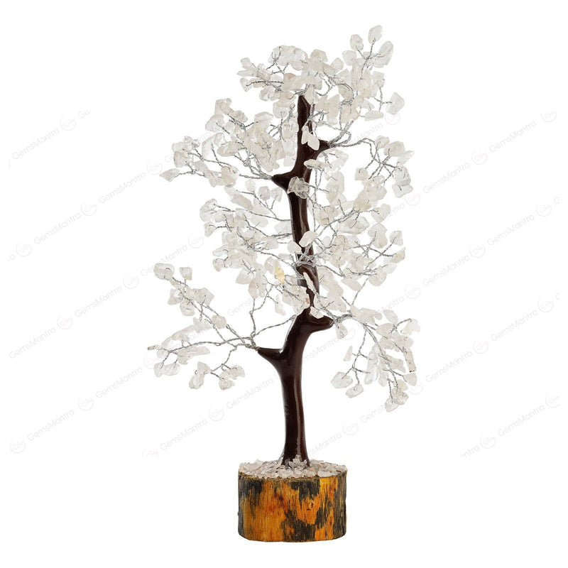 Wooden Crystal Quartz Tree